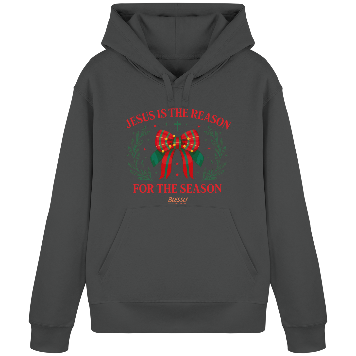 Jesus is The Reason - Damen Bio Hoodie | BLESSU FAITHWEAR