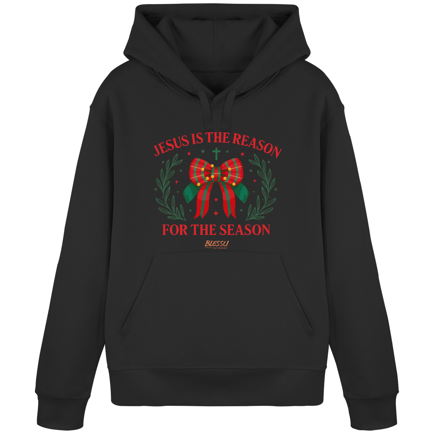 Jesus is The Reason - Damen Bio Hoodie | BLESSU FAITHWEAR