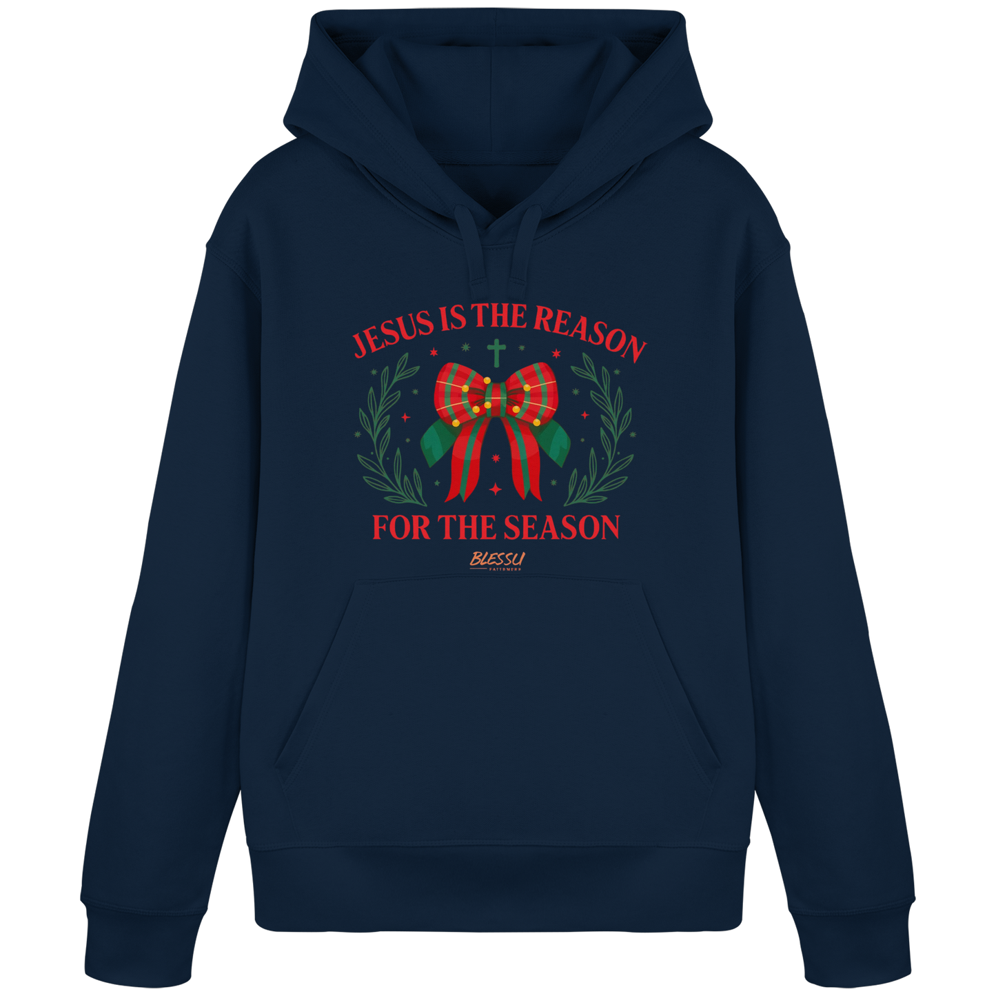 Jesus is The Reason - Damen Bio Hoodie | BLESSU FAITHWEAR