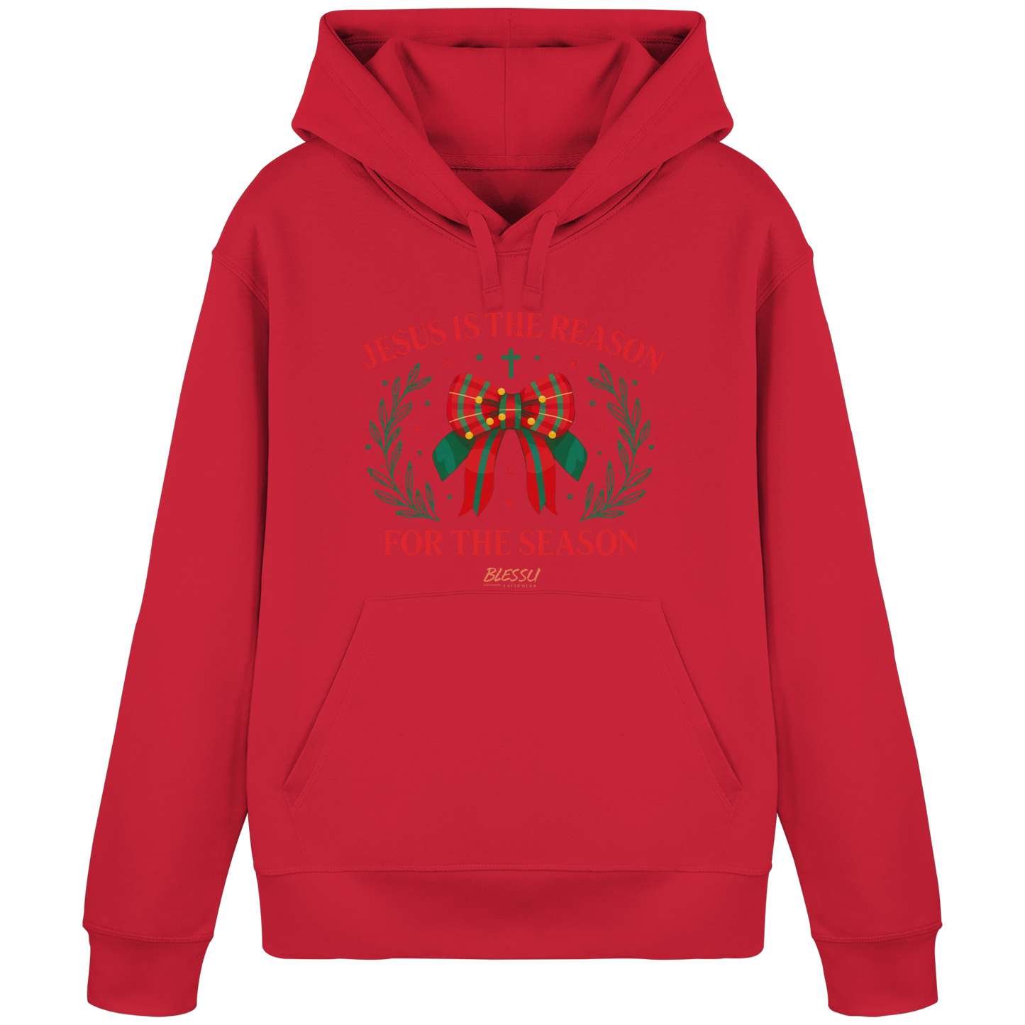 Jesus is The Reason - Damen Bio Hoodie | BLESSU FAITHWEAR